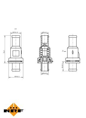 NRF Thermostat, Kühlmittel (725166) NRF Thermostat, Kühlmittel (725166)