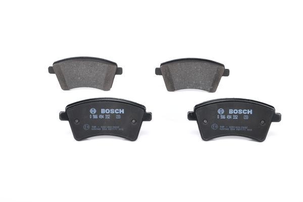BOSCH Bremsbelagsatz, Scheibenbremse (0 986 494 332)