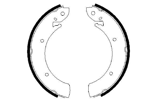 BOSCH Bremsbackensatz (0 986 487 315)