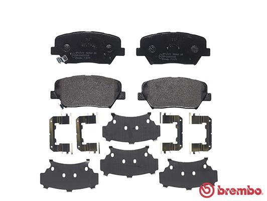 BREMBO Bremsbelagsatz, Scheibenbremse (P 30 070)
