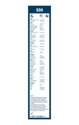BOSCH Wischblatt (3 397 118 560)