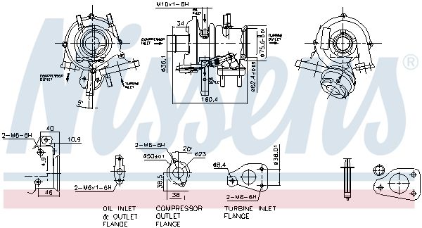 NISSENS Lader, Aufladung (93234)