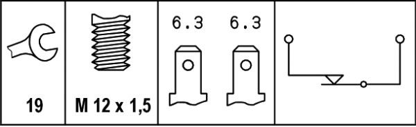 HELLA Bremslichtschalter (6DF 007 361-001)