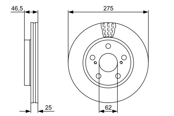 BOSCH Bremsscheibe (0 986 479 428)