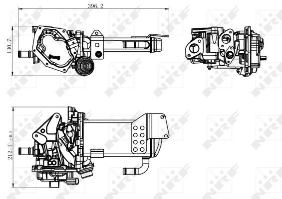 NRF AGR-Ventil (48202) NRF AGR-Ventil (48202)