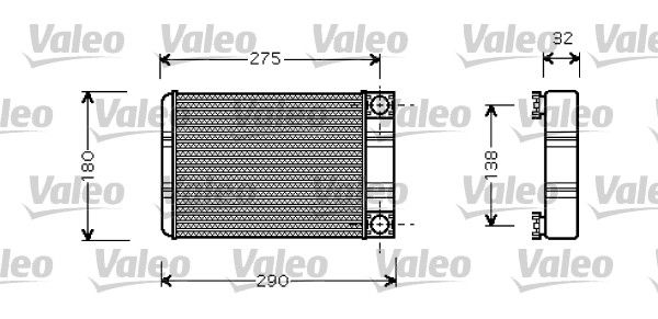 VALEO Wärmetauscher, Innenraumheizung (812321) Thumbnail