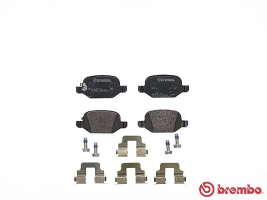 BREMBO Bremsbelagsatz, Scheibenbremse (P 23 150)