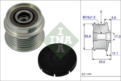 INA Generatorfreilauf (535 0005 10)