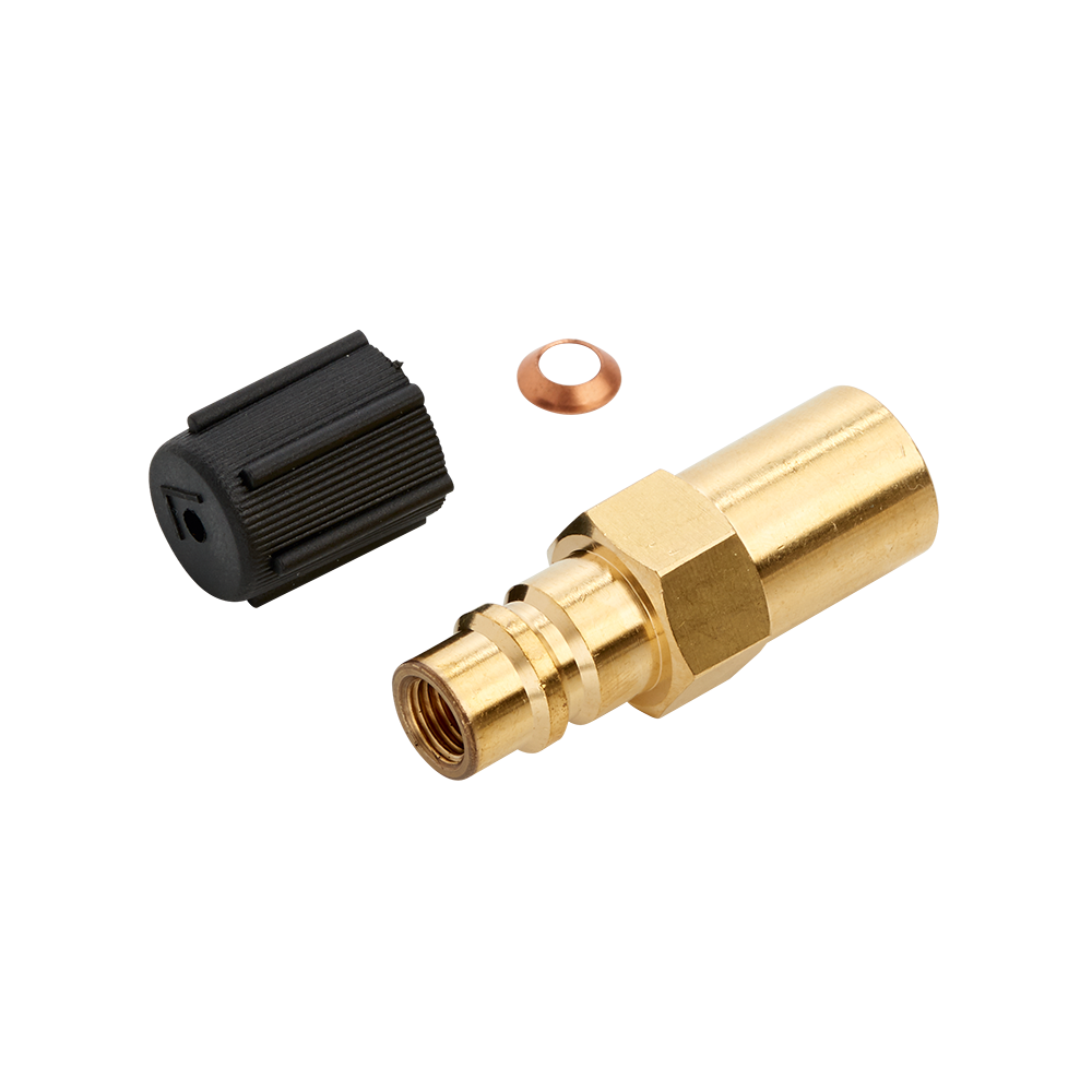 Messingventil Saugseite