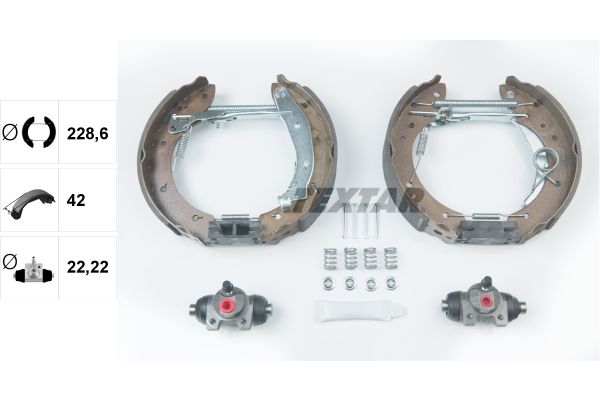 TEXTAR Bremsbackensatz (84052900)