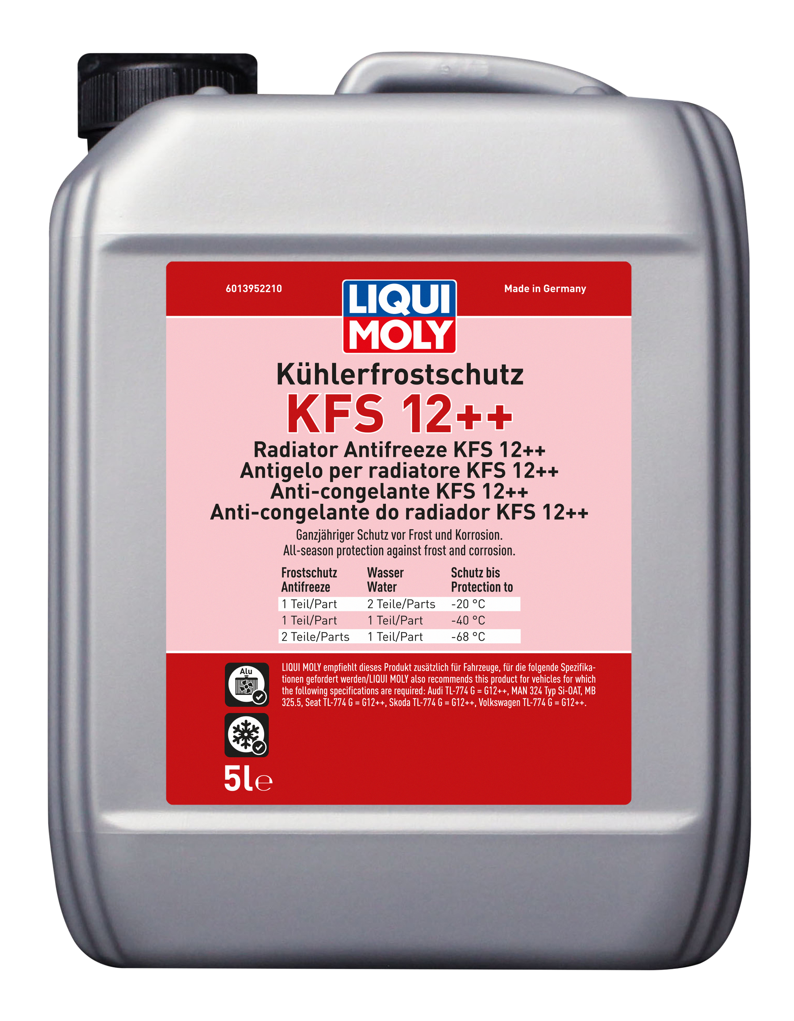 LIQUI MOLY Kühlerfrostschutz KFS 12++, 5 l (21135)