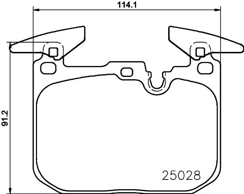 BREMBO Bremsbelagsatz, Scheibenbremse (P 06 096)
