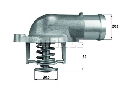 MAHLE Thermostat, Kühlmittel (TI 212 87D)