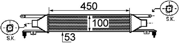 MAHLE Ladeluftkühler (CI 250 000P)