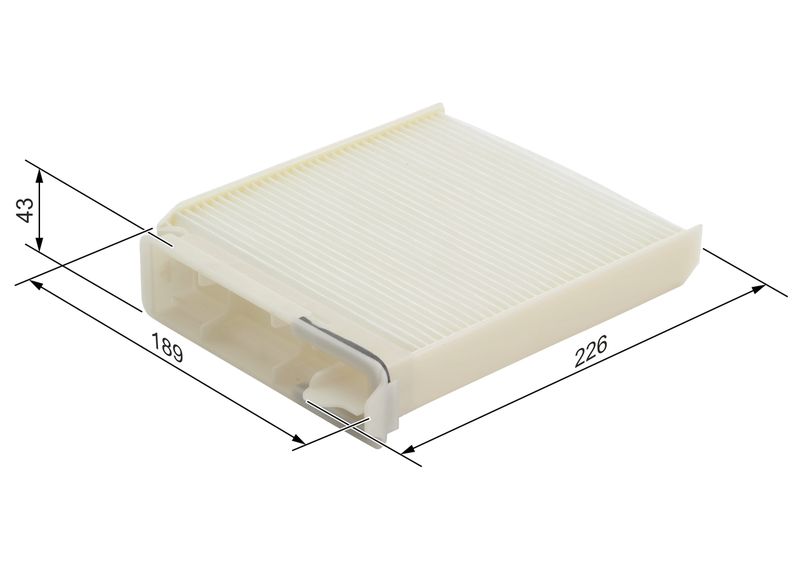 BOSCH Filter, Innenraumluft (1 987 432 120) BOSCH Filter, Innenraumluft (1 987 432 120)