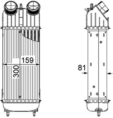 MAHLE Ladeluftkühler (CI 172 000P)