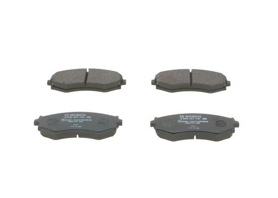 BOSCH Bremsbelagsatz, Scheibenbremse (0 986 461 139)