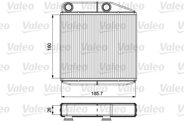 VALEO Wärmetauscher, Innenraumheizung (811502) Thumbnail