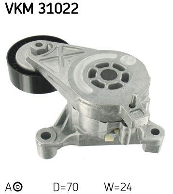 SKF Spannrolle, Keilrippenriemen (VKM 31022)