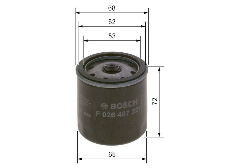 BOSCH Ölfilter (F 026 407 221) BOSCH Ölfilter (F 026 407 221)