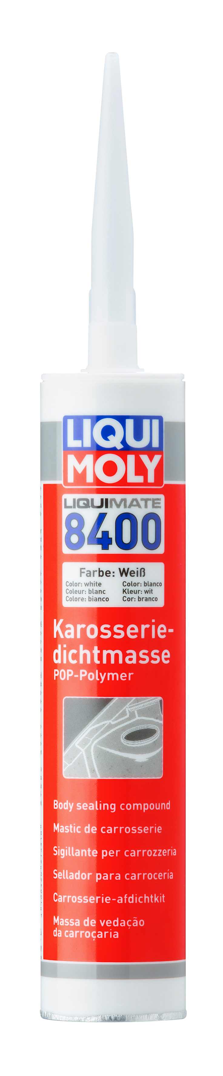 LIQUI MOLY Liquimate 8400 Karosseriedichtmasse weiss, 310 ml (21341)