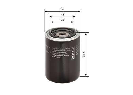 BOSCH Ölfilter (0 451 104 067)