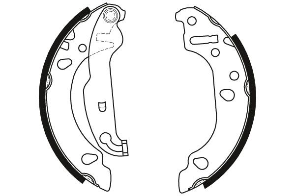 TRW Bremsbackensatz (GS8453)