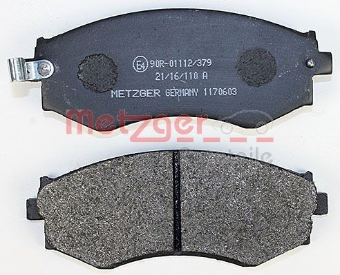 METZGER Bremsbelagsatz, Scheibenbremse (1170603)