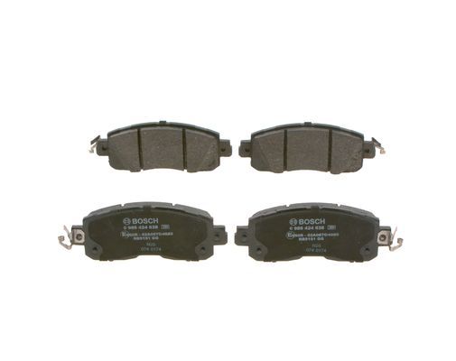 BOSCH Bremsbelagsatz, Scheibenbremse (0 986 424 638)