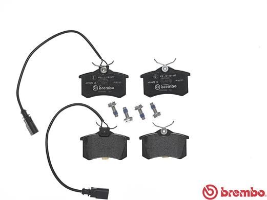 BREMBO Bremsbelagsatz, Scheibenbremse (P 85 101)