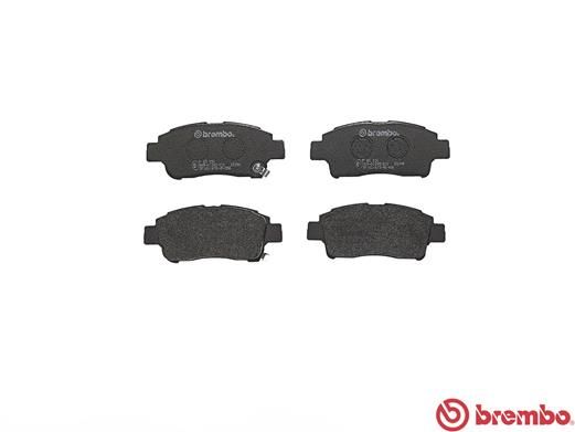BREMBO Bremsbelagsatz, Scheibenbremse (P 83 050)