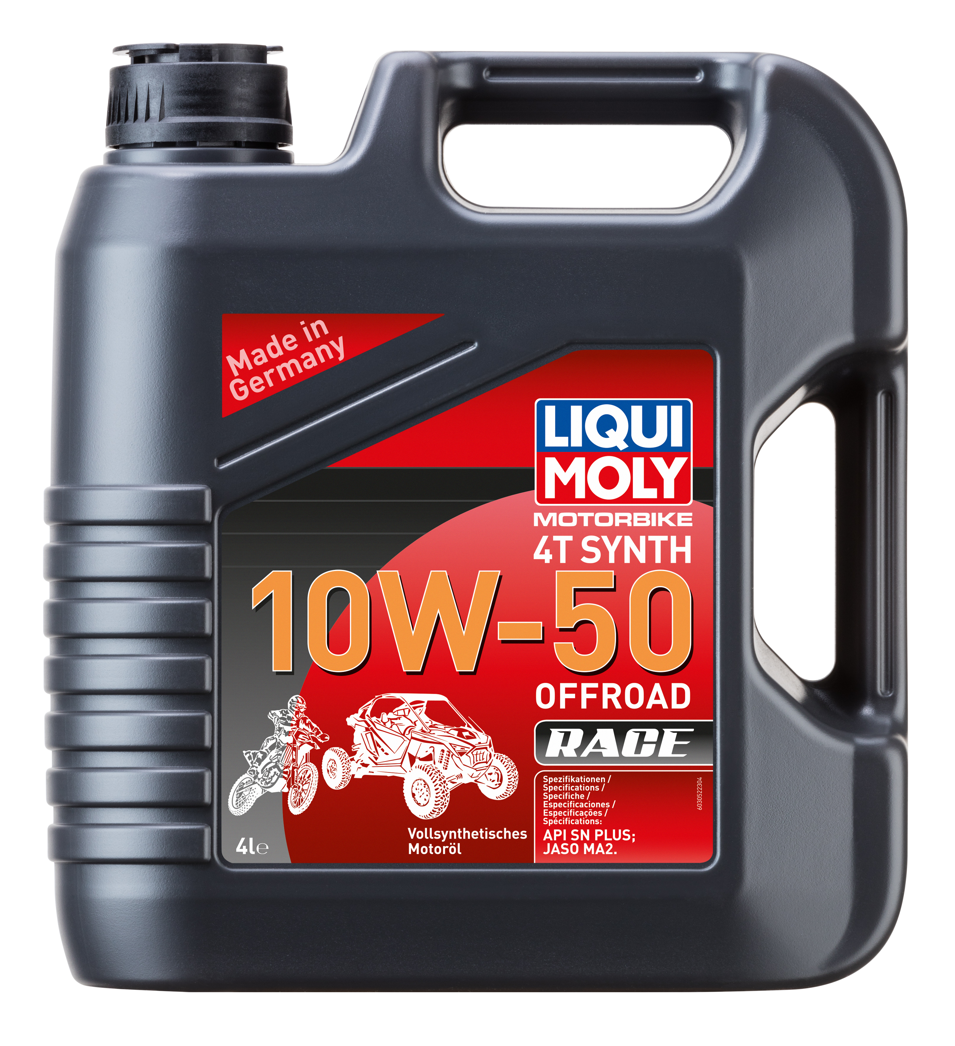 LIQUI MOLY Motorbike 4T Synth 10W-50 Offroad Race, 4 l (3052)