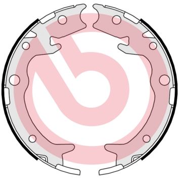 BREMBO Bremsbackensatz, Feststellbremse (S 28 516)