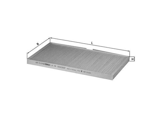 KNECHT Filter, Innenraumluft (LA 58)