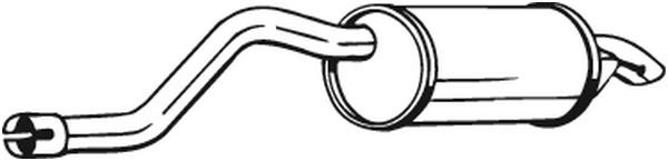 BOSAL Endschalldämpfer (200-083) Thumbnail