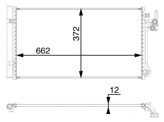 MAHLE Kondensator, Klimaanlage (AC 637 000P)
