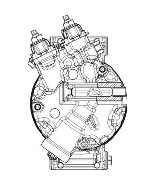MAHLE Kompressor, Klimaanlage (ACP 654 000P) MAHLE Kompressor, Klimaanlage (ACP 654 000P)