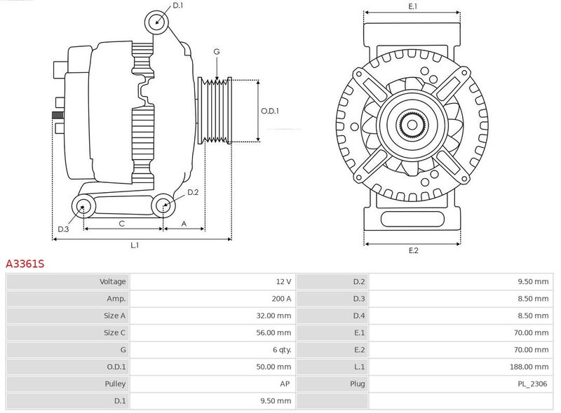 AS-PL Generator (A3361S) AS-PL Generator (A3361S)