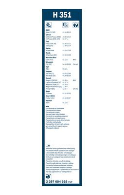 BOSCH Wischblatt (3 397 004 559)