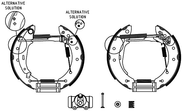 TEXTAR Bremsbackensatz (84048002)