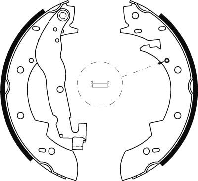 TRW Bremsbackensatz (GS6237)