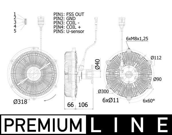 MAHLE Kupplung, Kühlerlüfter (CFC 237 000P) Thumbnail
