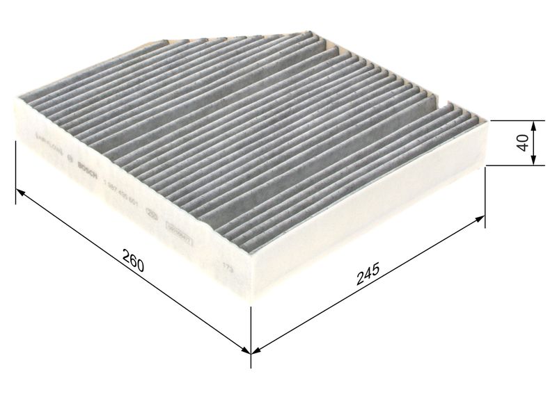 BOSCH Filter, Innenraumluft (1 987 435 601) BOSCH Filter, Innenraumluft (1 987 435 601)