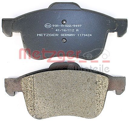 METZGER Bremsbelagsatz, Scheibenbremse (1170424) METZGER Bremsbelagsatz, Scheibenbremse (1170424)