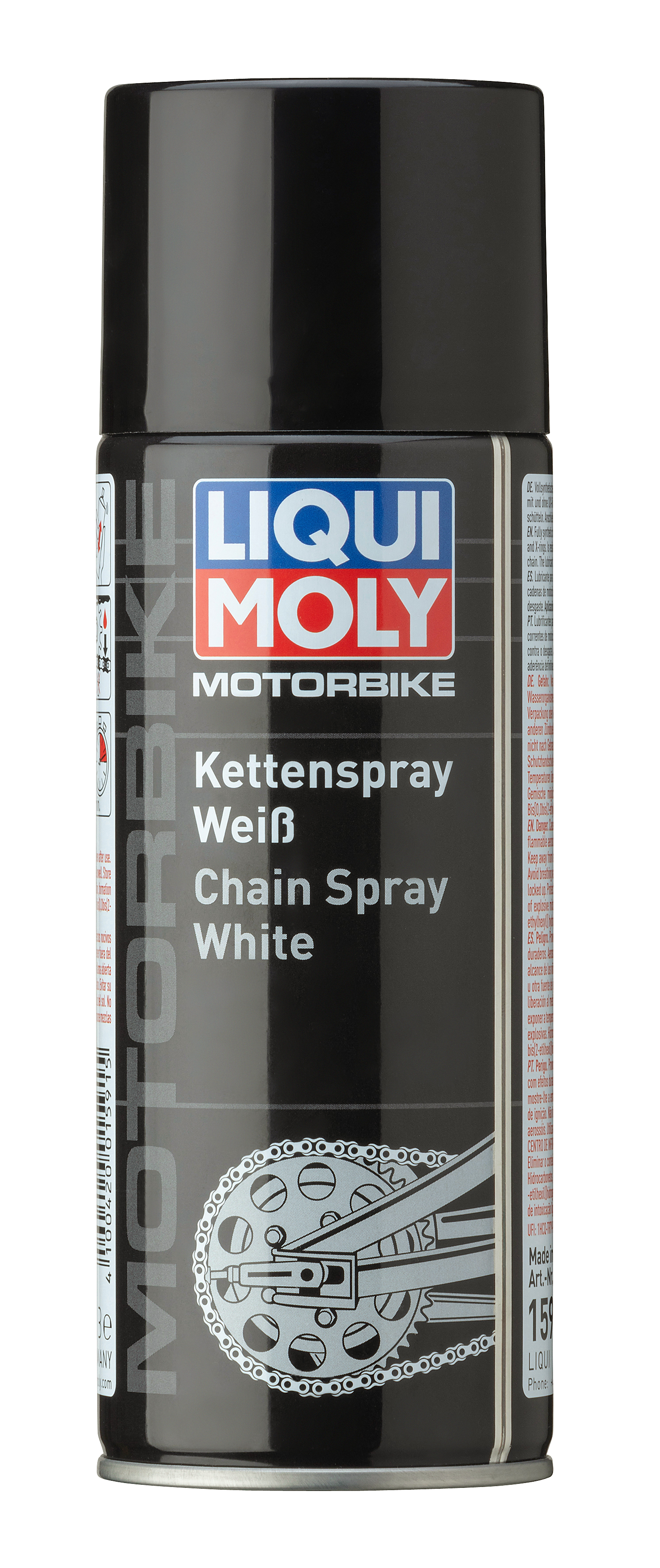 LIQUI MOLY Motorbike Kettenspray weiß, 400 ml (1591)