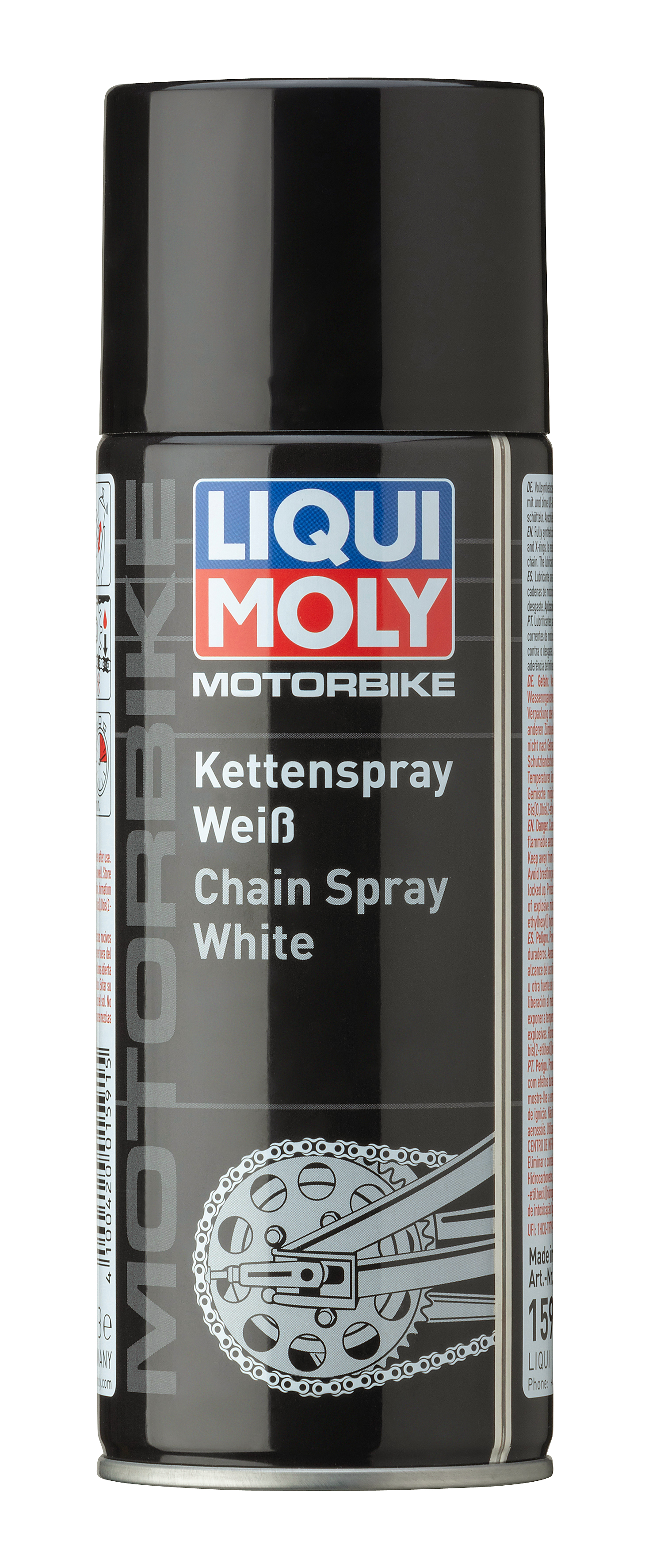 LIQUI MOLY Motorbike Kettenspray weiß, 400 ml (1591) LIQUI MOLY Motorbike Kettenspray weiß, 400 ml (1591)