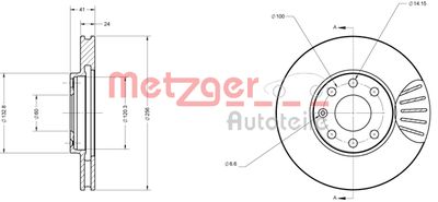 METZGER Bremsscheibe (6110031)