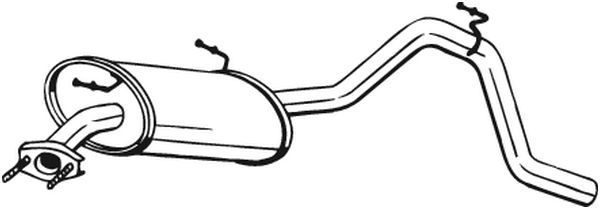 BOSAL Endschalldämpfer (278-107)