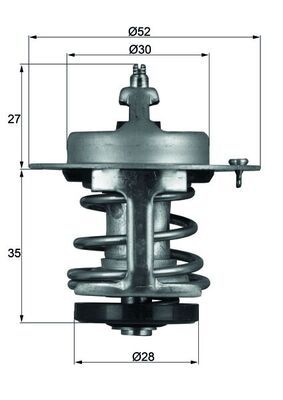 MAHLE Thermostat, Kühlmittel (TX 69 79) Thumbnail