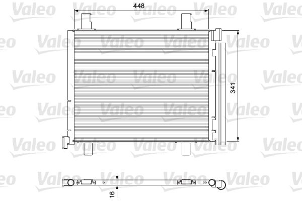 VALEO Kondensator, Klimaanlage (814168)